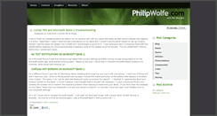 Desktop Screenshot of philipwolfe.com